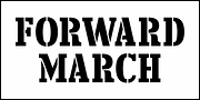 Forward March JNL, a Font by Jeff Levine Fonts (Thumbnail 2 of 5)