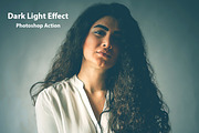 Dark Light Effect PS Action, an Action Add-On by Studio Retouch (Thumbnail 1 of 9)