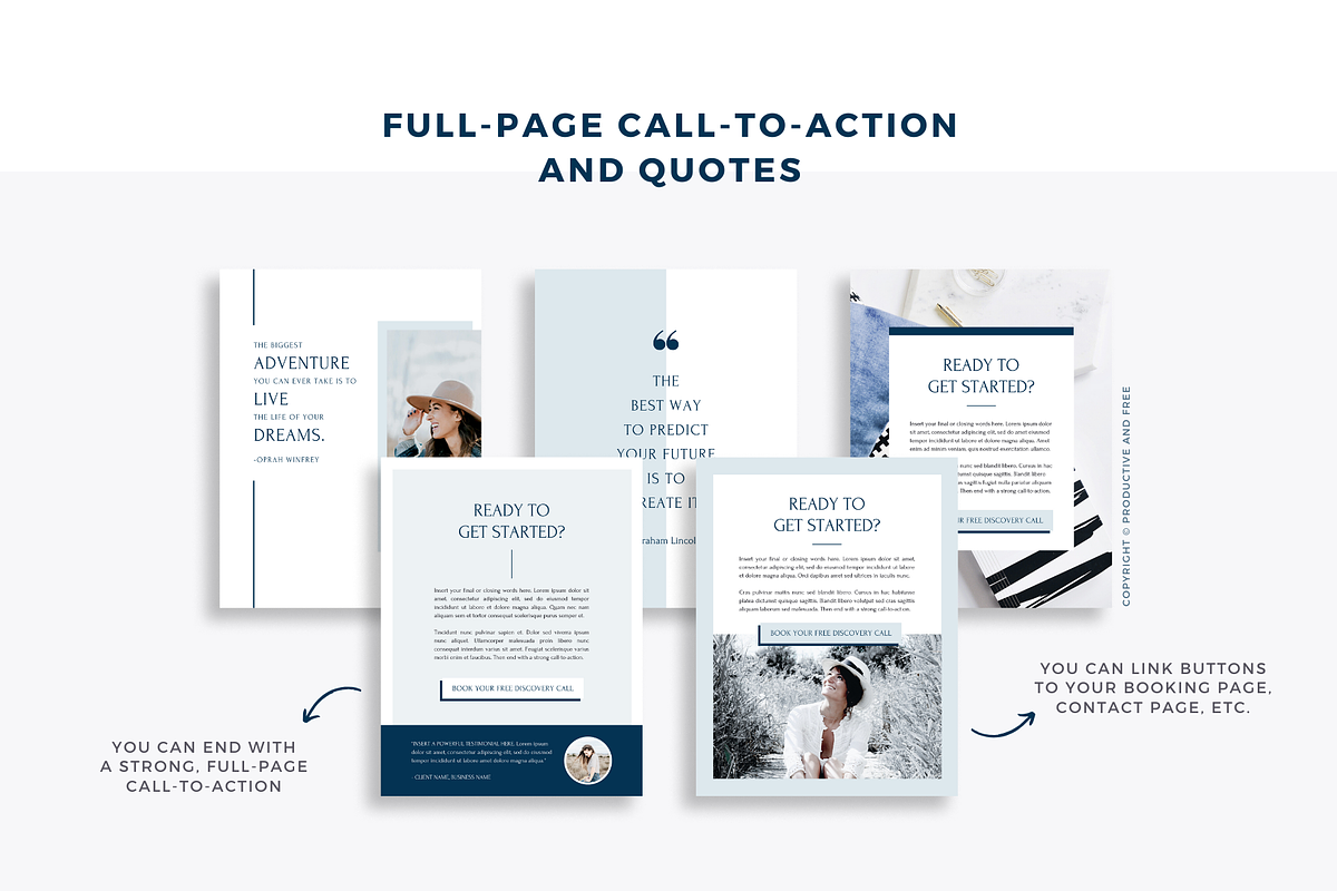 Coaching Client Template Bundle, a Magazine Template by ProductiveandFree (Photo 9 of 23)