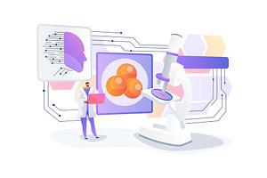 Advanced 3D Microscopy in Cellular, a Technology Illustration by Visual Generation