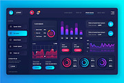 Neumorphic UI Dashboard Admin Panel, a Templates & Theme by alexdndz (Thumbnail 3 of 21)