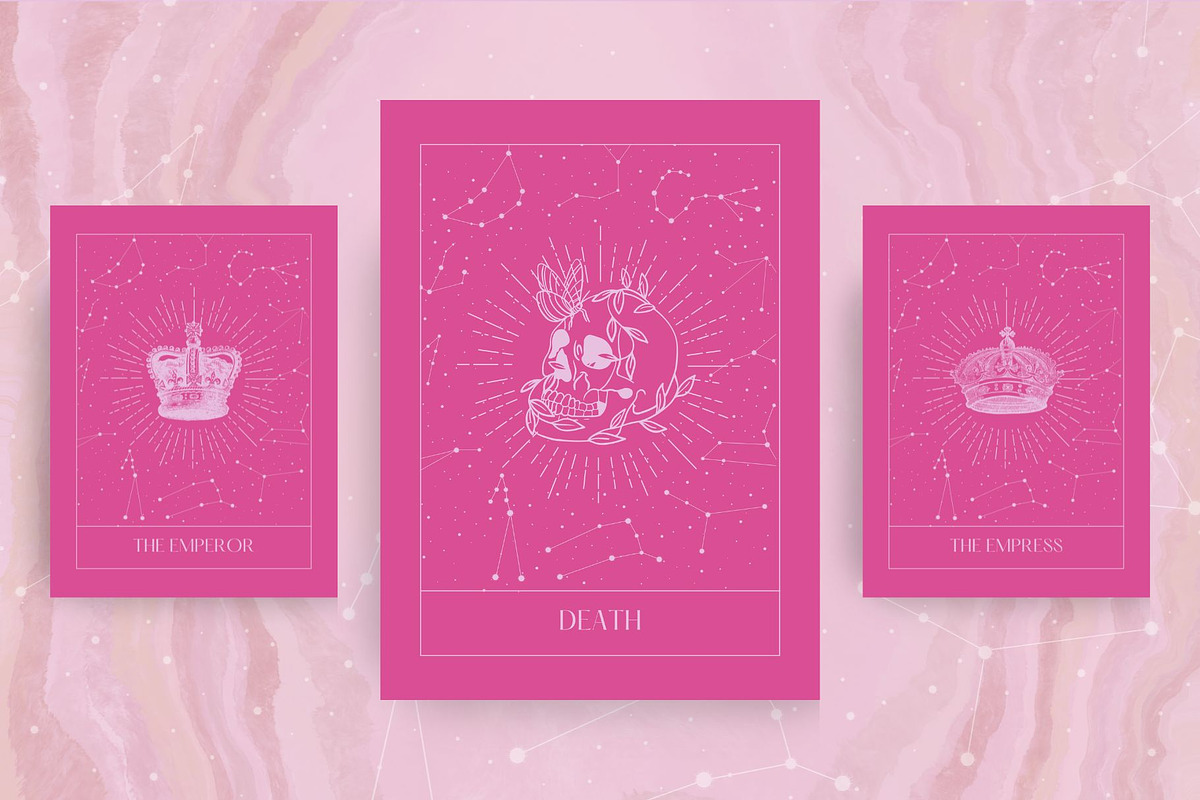 Major Arcana Tarot Card Templates preview 6