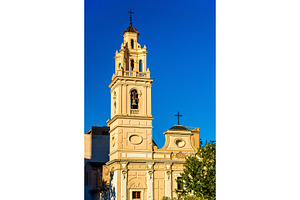 Santa Monica Church in Valencia, Spain, an Architecture Photo by Leonid Andronov