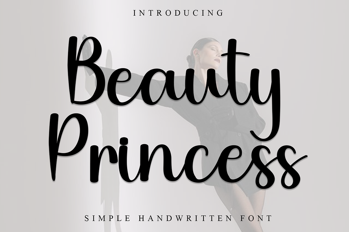 Beauty Princess, a Handwritten Font by InermediaSTUDIO (Photo 1 of 8)