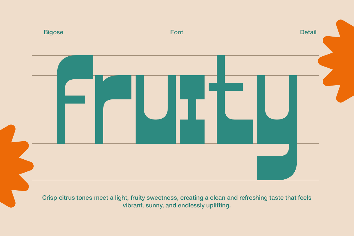 Bigose - 3 Bold Branding Font, a Sans Serif Font by Pandeka Studio (Photo 5 of 9)