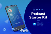 Keynote Animated Podcasts, a Social Media Template by Davis Knopkens (Thumbnail 1 of 5)