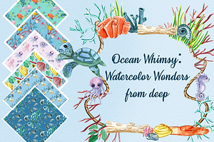 Ocean Whimsy Watercolor Wonders