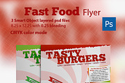 Fast Food Flyer Template, a Flyer Template by zheksha (Thumbnail 2 of 2)