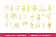 110 Thin Lines Animals Vector Icons, an Outline Icon by FourLeafLover (Thumbnail 13 of 14)