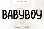 Babyboy, a Script Font by FreshTypeINK (Thumbnail 1 of 6)