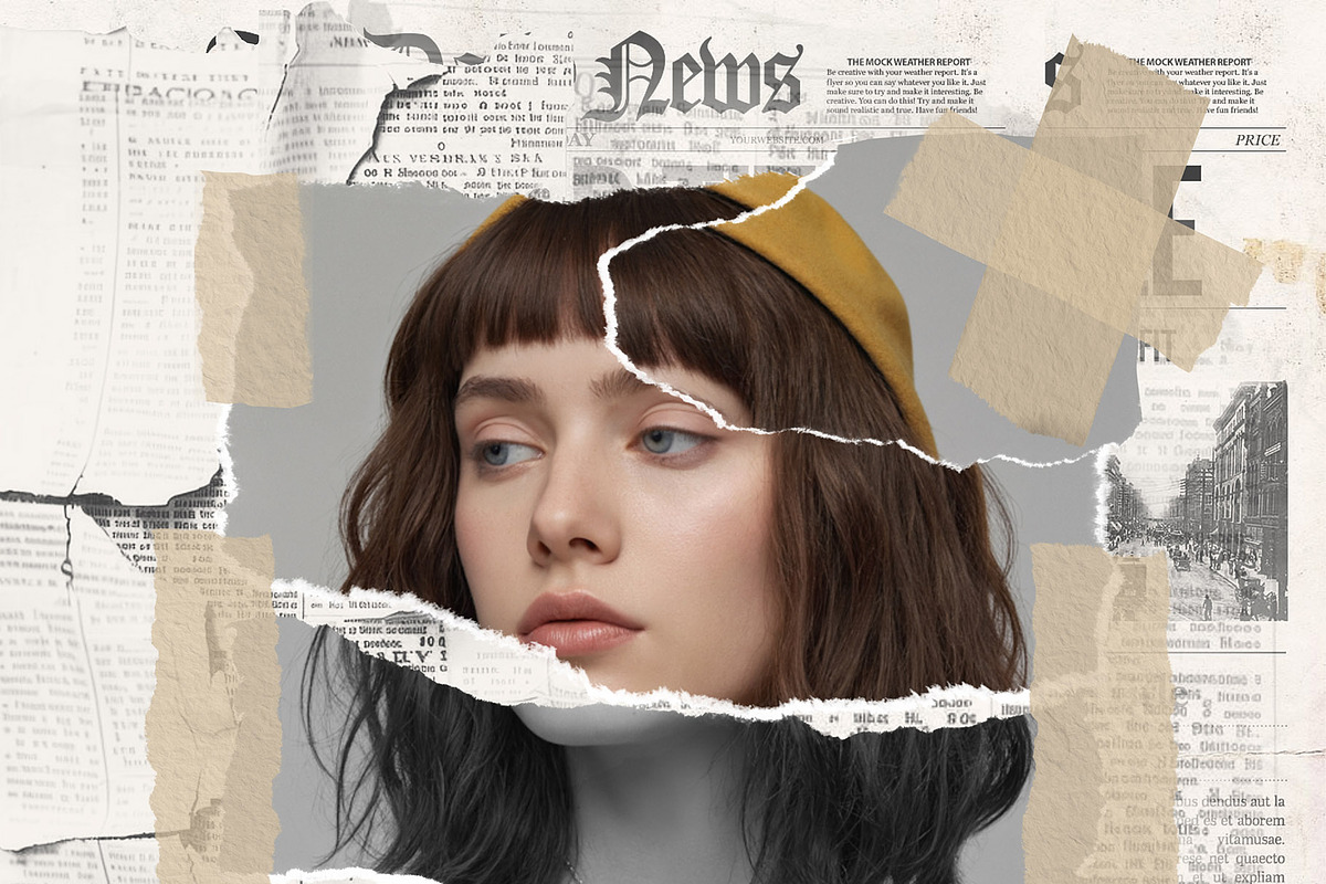 Torn Paper Cut Photo Template, an Action Add-On by MRI STUDIO (Photo 9 of 34)