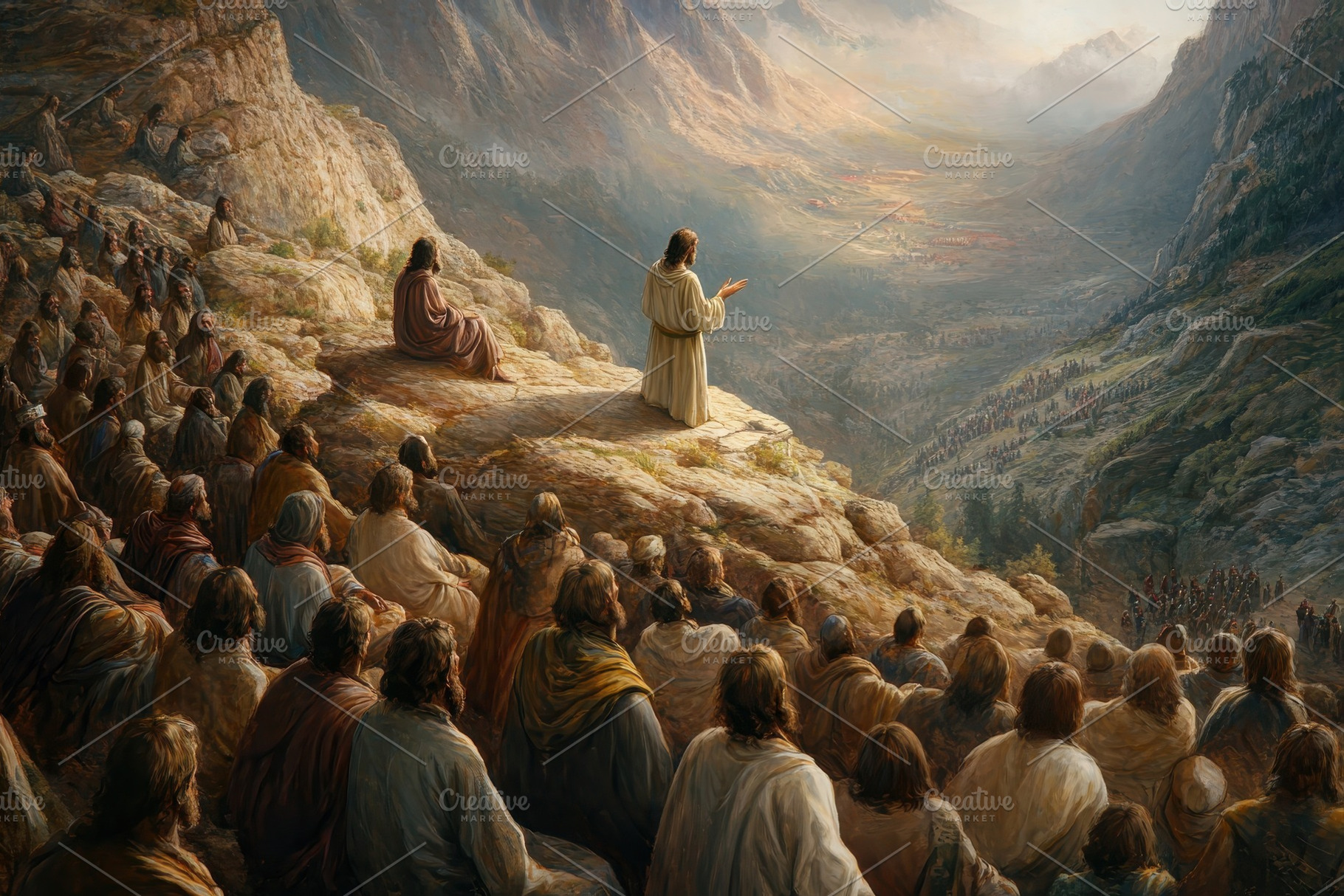 The Sermon on the Mount, a Wallpaper Photo by Pavel_design