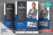 Accounting Company Services Canva, a Flyer Template by PSDPixel (Thumbnail 1 of 4)