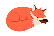 Cute funny cartoon fox childish set, an Animal Illustration by Good Studio (Thumbnail 2 of 9)