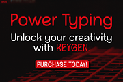 Keygen, a Font by Pinisi ART (Thumbnail 10 of 10)