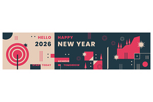 Happy New Year 2026, a Background Graphic by Creative Backgrounds