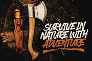 Ever Looser - Wild Brush Font, a Blackletter Font by azetypestudios.com (Thumbnail 2 of 19)