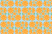 seamless pattern with orange slices, a Texture Illustration by JYa_Design (Thumbnail 3 of 3)