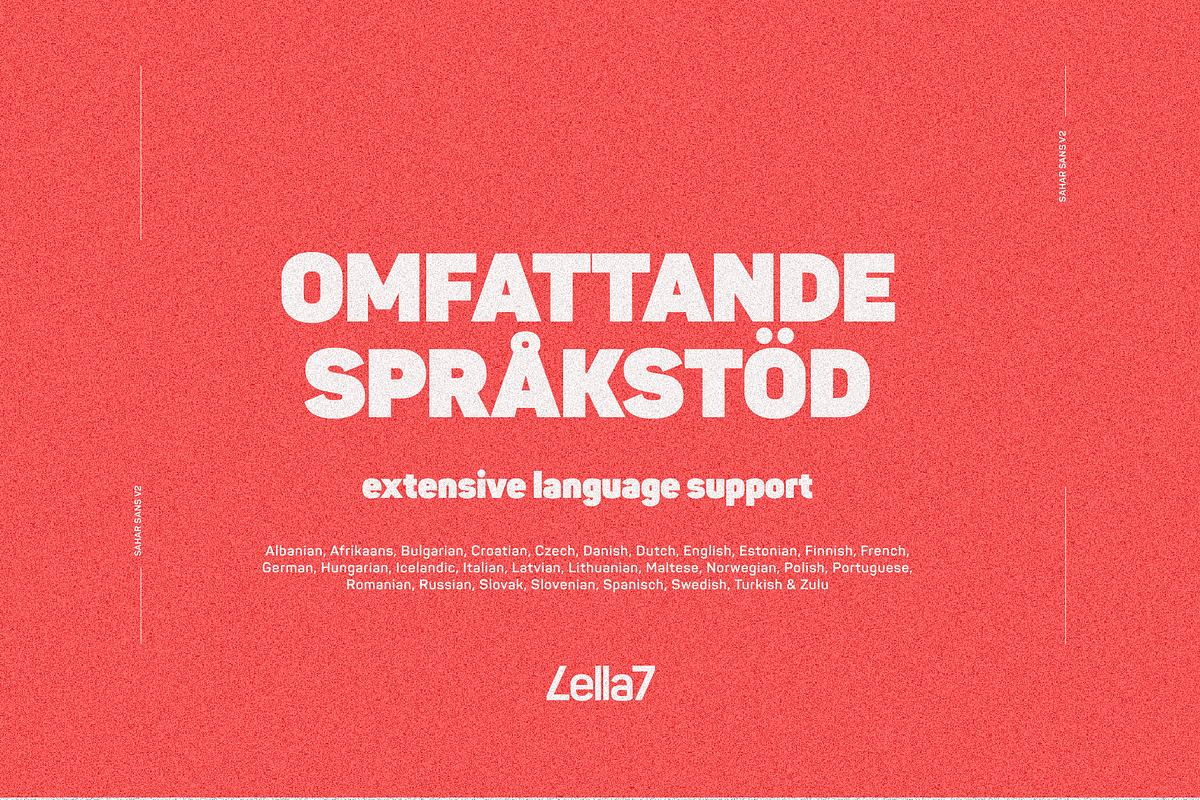 Sahar - 18 Fonts Typeface, a Sans Serif Font by Lella7 (Photo 16 of 29)