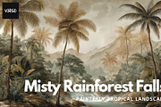 30+ Misty Rainforest Falls Bundle, a Decorative Illustration by Virgo Studio (Thumbnail 1 of 6)