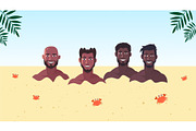 man in summer day, a Person Illustration by foxndeer (Thumbnail 3 of 4)