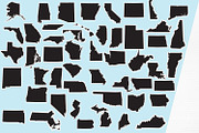 50 States Stickers | Black Designs, an Object Graphic by DigitalDesignsLaura (Thumbnail 7 of 11)