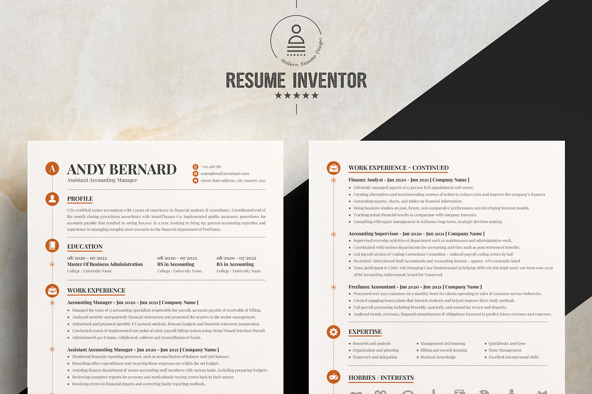JOB WINNING RESUME - 50 TEMPLATES, a Resume Template by ResumeInventor (Photo 36 of 184)