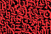 Gothic font 010, a Blackletter Font by GeekClick (Thumbnail 20 of 24)