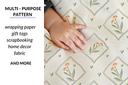Baby Jungle Animals Seamless Pattern, a Pattern Graphic by SassyCorners (Thumbnail 3 of 4)