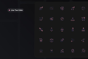 Stellar Space Icon Set