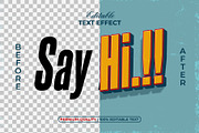 3D Text Effect Vintage Style, a Layer Style Add-On by Mockmenot (Thumbnail 2 of 2)
