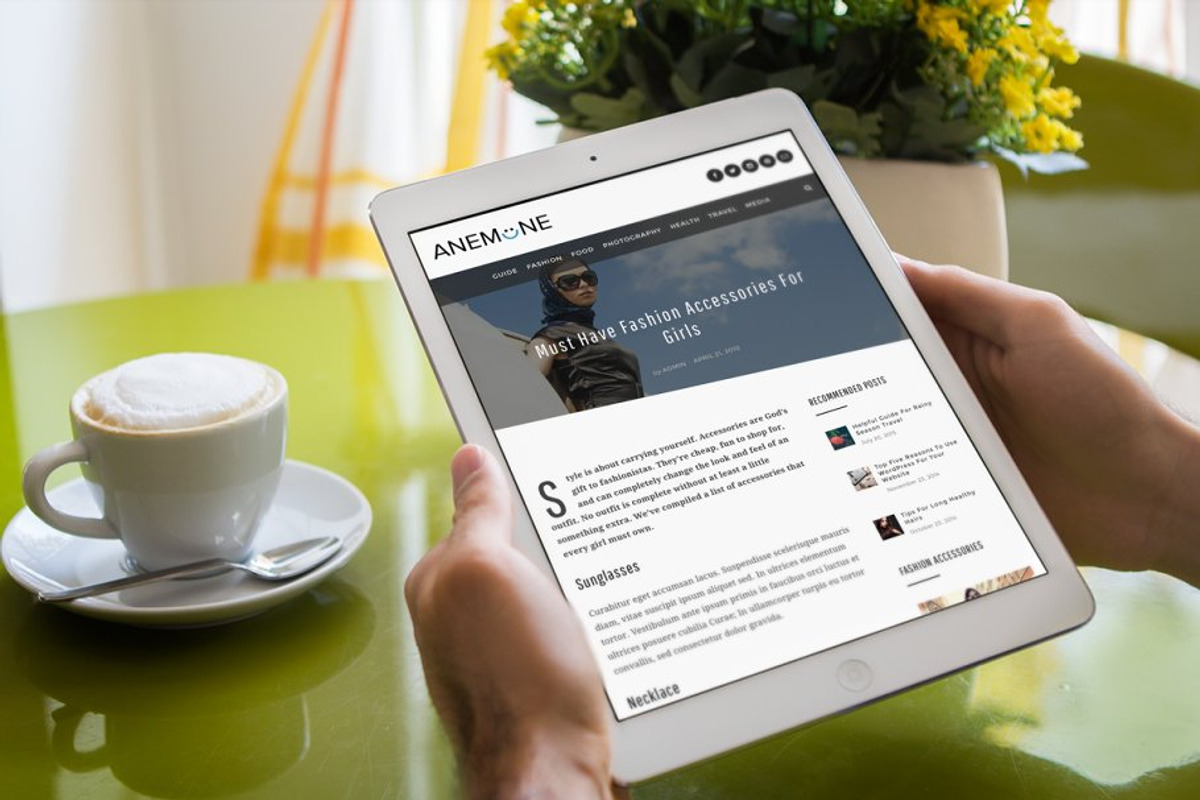 Anemone Magazine WordPress Theme, a WordPress Template by DesignOrbital (Photo 5 of 5)