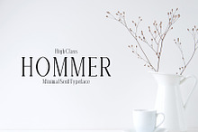 Hommer Minimal Serif Font Family