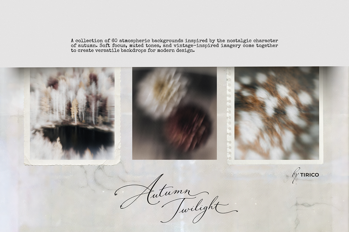 Autumn Twilight: Vintage Backgrounds, a Texture Graphic by TiriCo (Photo 5 of 13)