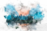 Land Scape Photo To Painting Effect, an Action Add-On by MRI STUDIO (Thumbnail 13 of 18)