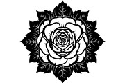 Rose Flower Silhouette Vector Bundle, an Illustration by Designer_Momina (Thumbnail 17 of 21)