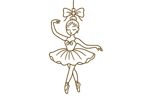 Ballerina with a bow dancing, an Arts & Entertainment Photo by ZinetroN