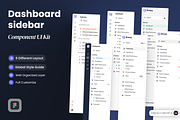 Evory Dashboard Sidebar, an UI Kit Template by SLAB! Design (Thumbnail 1 of 3)