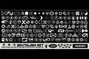 BRUTALISM ICON ABSTRACT SHAPES, an Object Graphic by BonkiStudio (Thumbnail 1 of 4)