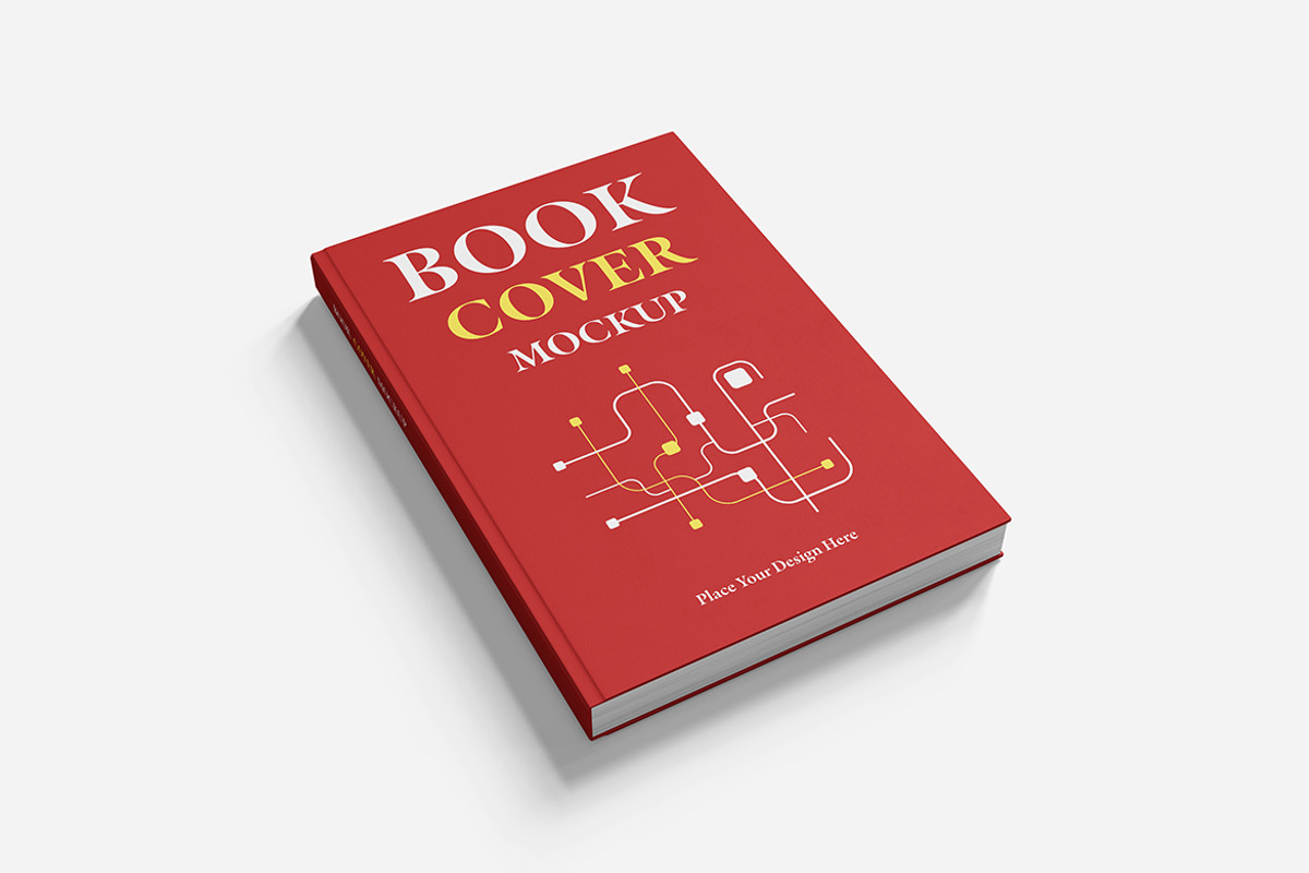 Book Cover Mockup PSD, an Advertising Mockup by Indah (Photo 5 of 5)