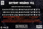 Birthday Massacre, a Font by Remedy667 (Thumbnail 5 of 7)