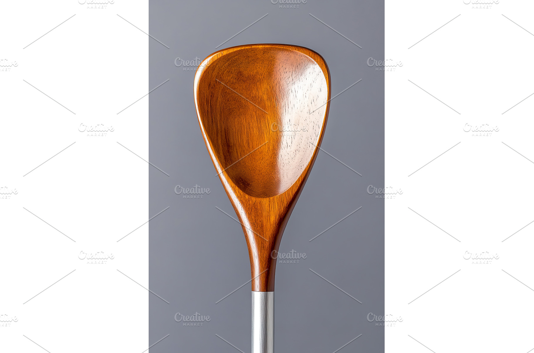 Close up of elegant wooden spoon, a Background Photo by Lermont51