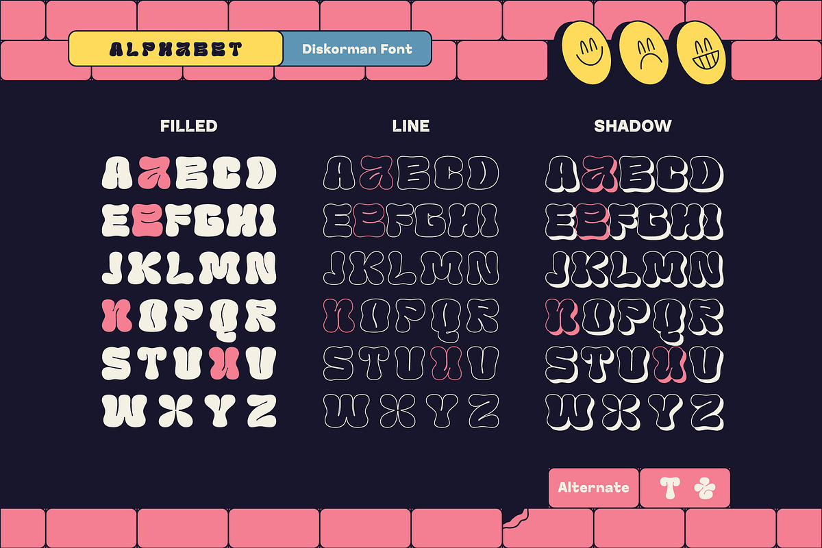 Diskorman – Bubbly Urban Graffiti, a Slab Serif Font by Tiptop Graphic (Photo 3 of 9)