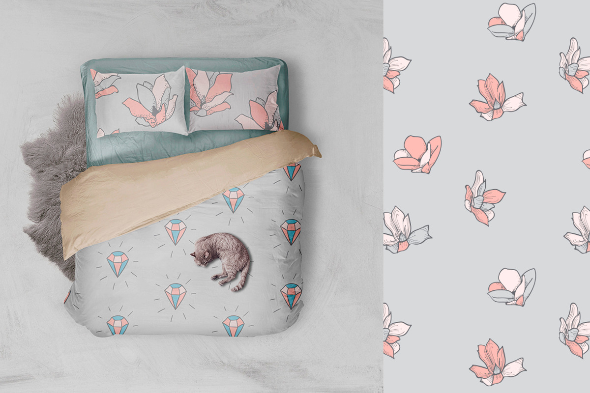 31 Floral Patterns Pack, a Pattern Graphic by Olya Creative (Photo 3 of 9)
