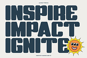 Luckies - Retro Display Font, a Font by Flawless And Co (Thumbnail 2 of 10)