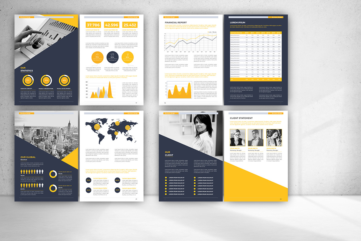 Annual Report, a Brochure Template by design_pick (Photo 4 of 17)