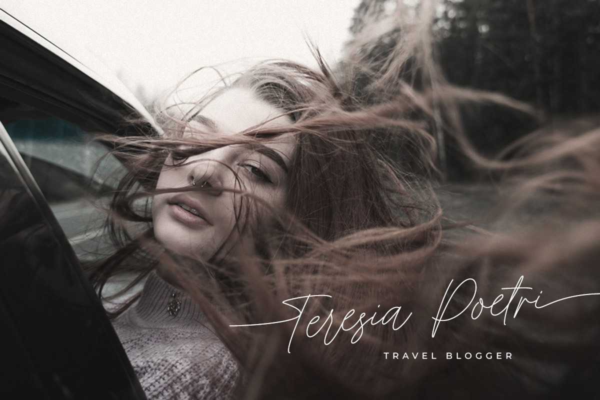 Merysville Charming Signature Font, a Script Font by Heinzel Std (Photo 2 of 18)