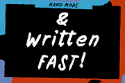 Heavy Handed Handmade 4 Font Family, a Handwritten Font by Maker Fonts (Thumbnail 2 of 13)