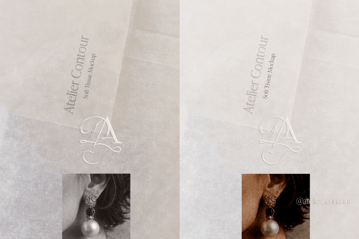 Brand Mockups / Presentation System, a Packaging Mockup by Atelier Contour (Photo 5 of 7)