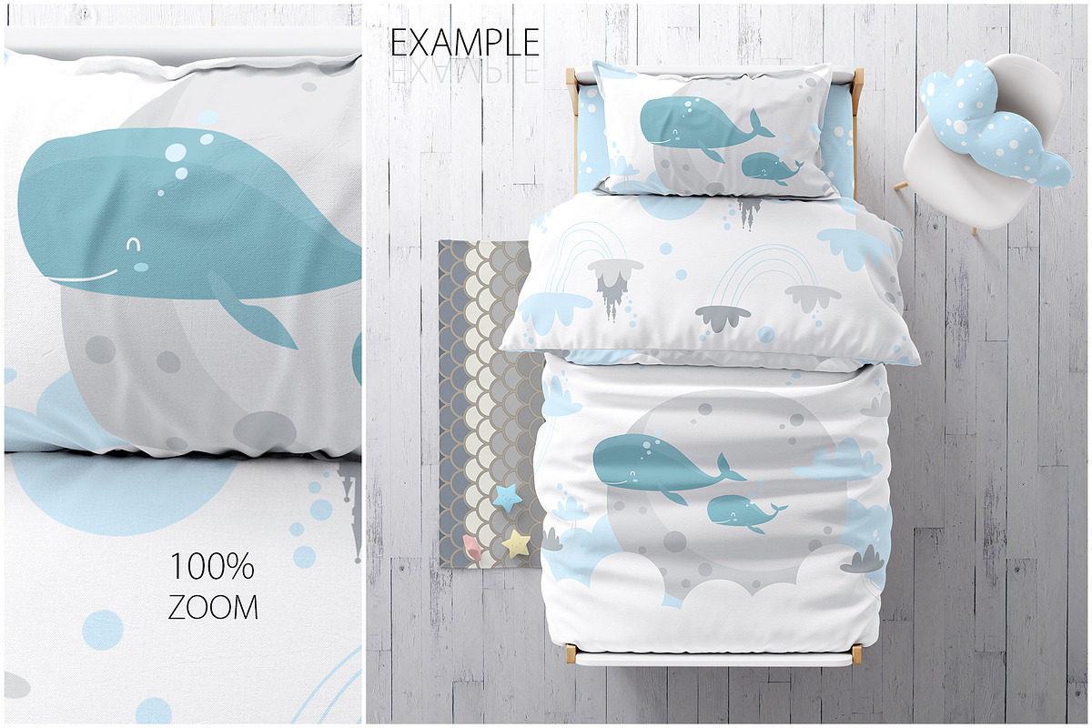 KIDS Fabric Mockup Pack 2, a Household Mockup by Yuri-U (Photo 4 of 15)